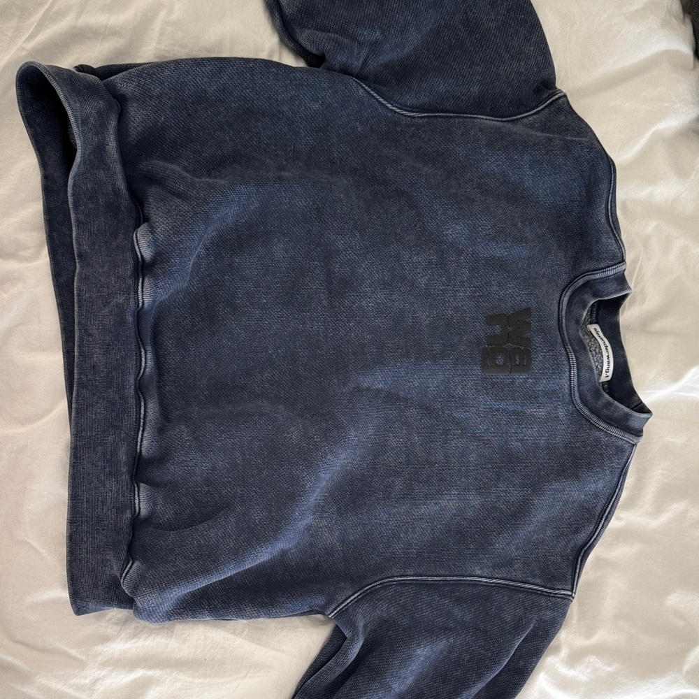 Alexander Wang Dark Blue Crew Neck Sweater